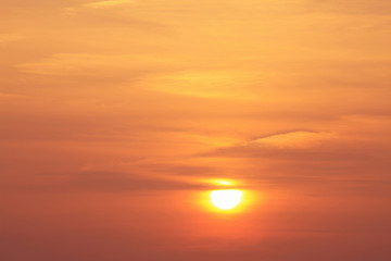 夕日