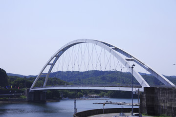Obraz premium 麻生の浦大橋