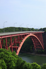 Fototapeta na wymiar 的矢湾大橋