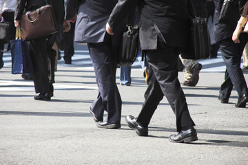 Obraz premium ビジネスマンの通勤