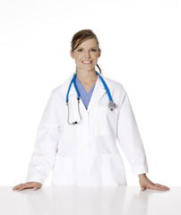 Fototapeta premium Caucasian Doctor