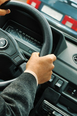 Driver's hands