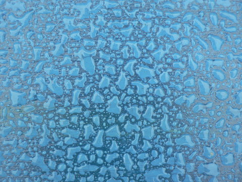 Blaue Tropfen