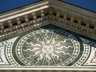 Detail from  facade of Santa Maria Novella - Florence