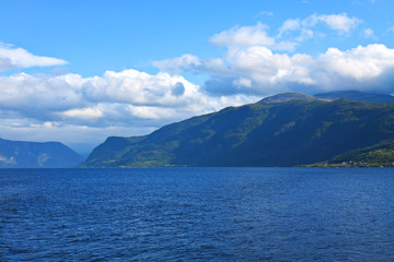 Fototapeta na wymiar Fjords in Norway