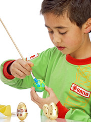 Fototapeta premium kinder malen ostereier