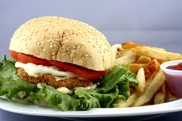 chicken burger combo