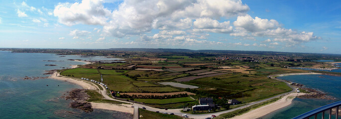 Panorama della baia di Gatteville - Normandia - Francia