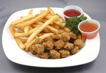 chicken bites and fries combo
