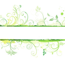 Grunge Floral Background