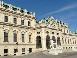 Obraz premium Schloss Belvedere in Wien