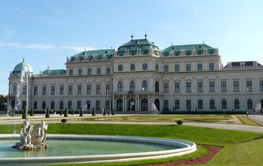 Naklejka premium Schloss Belvedere in Wien