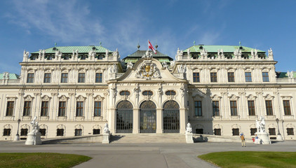 Naklejka premium Schloss Belvedere in Wien