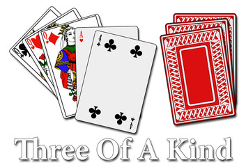 Pokerblatt - Drilling - Three Of A Kind