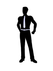 Male Business Silhouette
