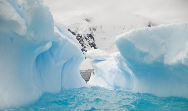 Azure Ice Amphitheatre - Antartic