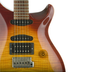 Fototapeta na wymiar Electric Guitar Detail