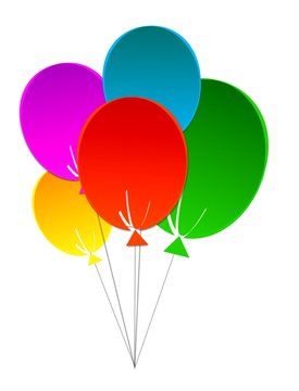 Luftballons Kindergeburtstag