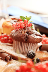 Chocolate muffin