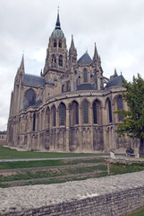 Fototapeta na wymiar Kathedrale Notre Dame de Bayeux ,Normandie,Frankreich
