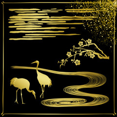 漆塗り風なイラスト