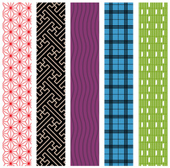 日本伝統の模様　パターン集