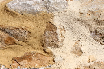mur en construction