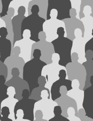 people - seamless pattern