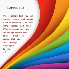 rainbow card vector