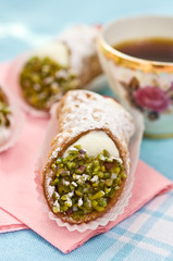 Italian cannoli sweets