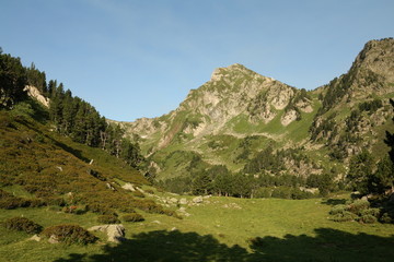 Fototapeta na wymiar Pic White Rock, Pireneje Ariege