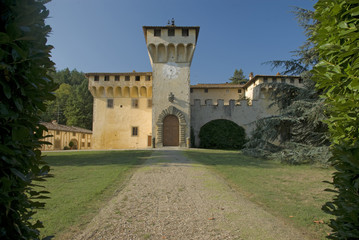 Fototapeta na wymiar Toskania, Villa Medici Cafaggiolo 3