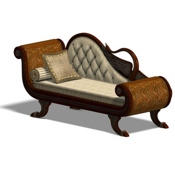 very comfortable sofa from biedermeier time