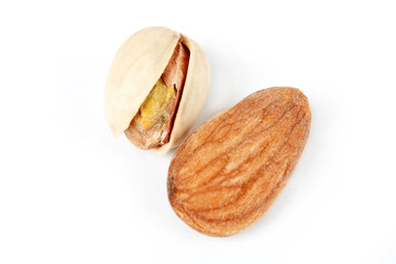 almond and pistachio