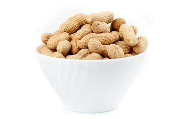 bowl with peanuts