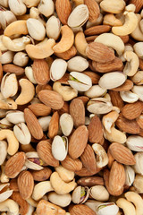 nuts background vertical