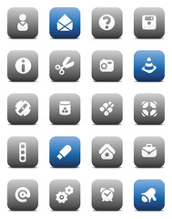 Matt miscellaneous buttons