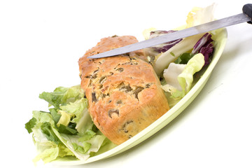 entrée - cake aux olives