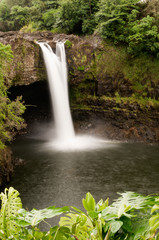 Rainbow Falls of the Wailuku River near Hilo, Hawaii