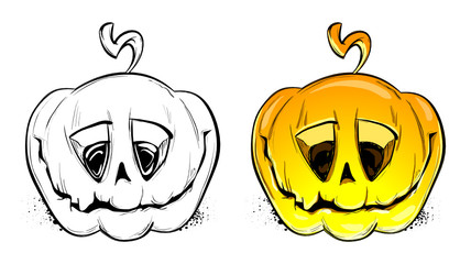 vector pumpkins
