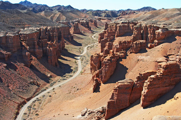 canyon Charyn; Central Asia, Kazakhstan