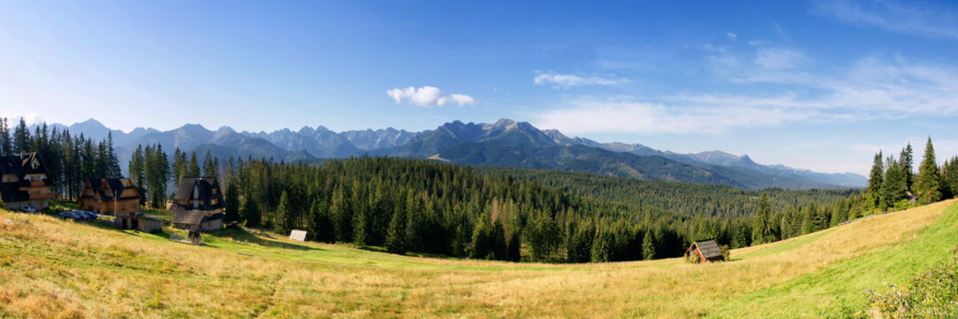 Fototapeta View panoramic from glodowka