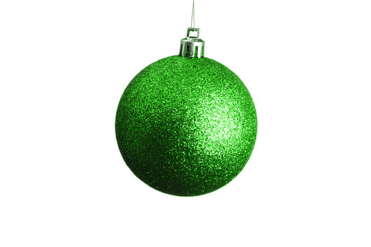 shining christmas ball isolated