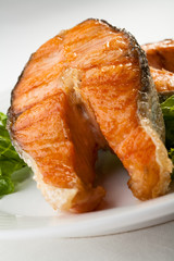 Fish dish - grilled salmon