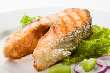 Fish dish - grilled salmon