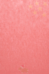 rotes Briefpapier mit Sternen