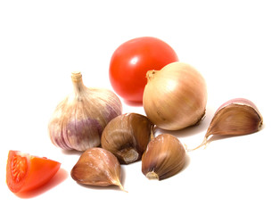 vegetable isolated on white