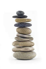 Fototapeta na wymiar Balanced stone stack