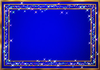 キラキラのフレーム