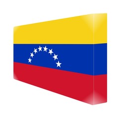 brique glassy avec drapeau vénézuela